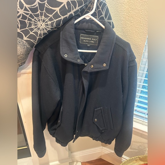 Members Only Black Label Bomber Jacket - Picture 1 of 7